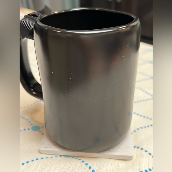 Rae Dunn Black Ceramic “ENJOY” Mug - Picture 5 of 6